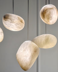 Pebble Alabaster Pendant Light