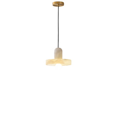 Modern White Marble Pendant Light