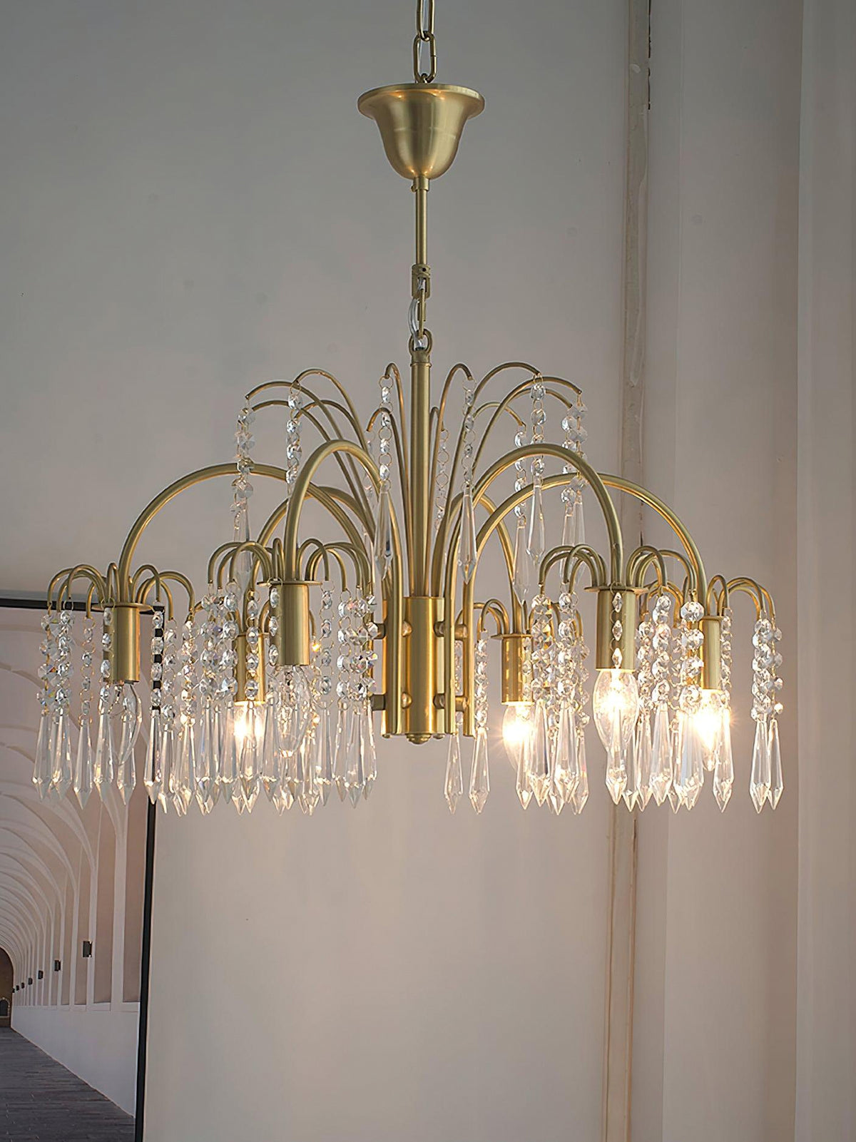 Waterfall Multi-Light Chandelier - view 11 | Liootrlamp