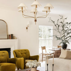 Griffin 6-head chandelier