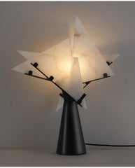 Abstract Alabaster Table Lamp