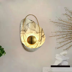 Artisan Shell Marble Wall Sconce