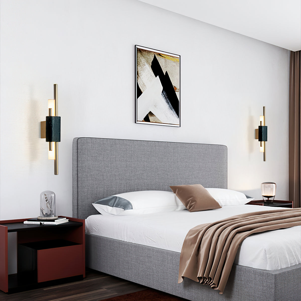 مصباح جداري رخام خطي