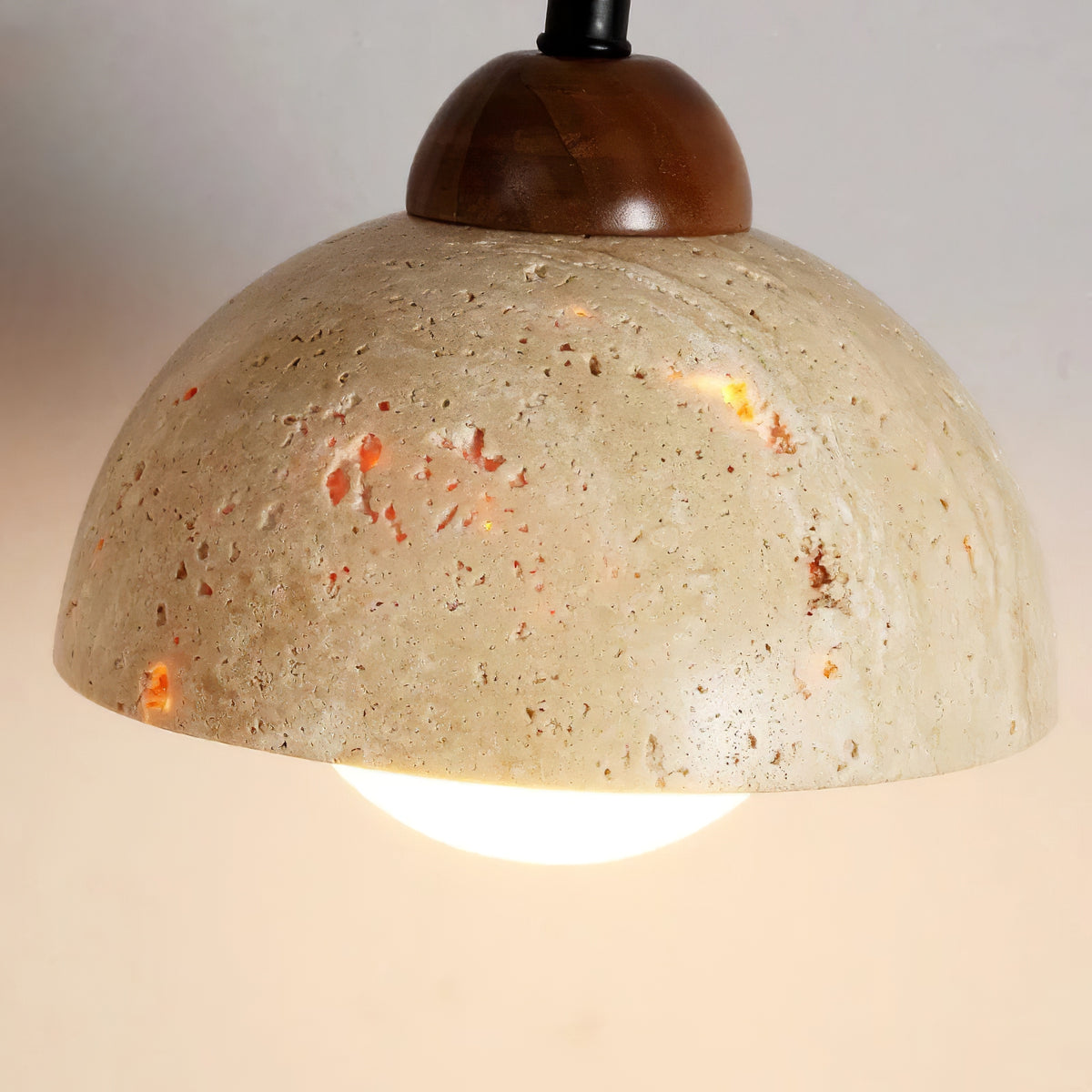 Wabi-sabi texture stone wall lamp - view 8 | Liootrlamp