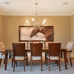 Large Twisted Loop Chandelier