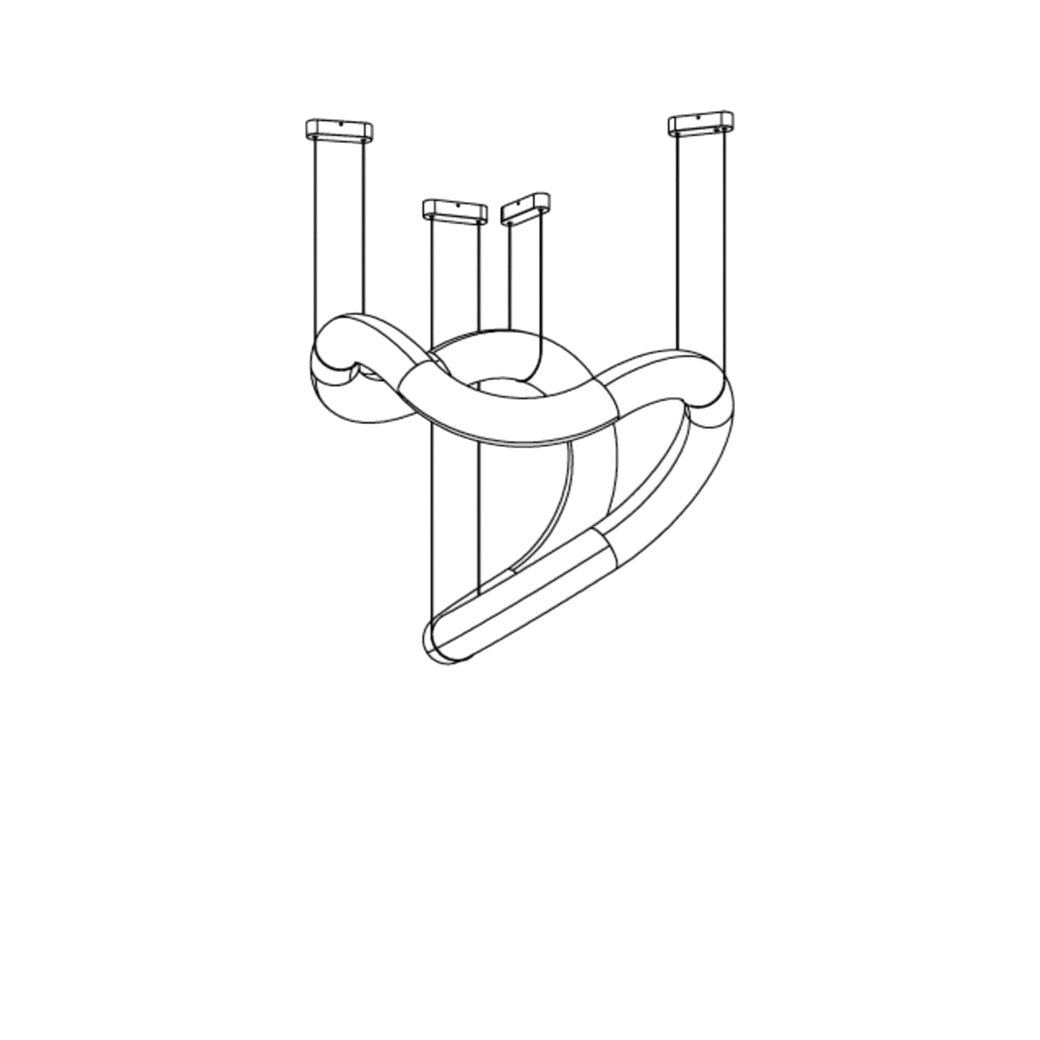 مصباح معلق مرمر Helix