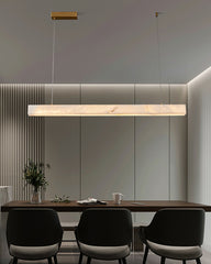 Linear Alabaster Pendant Light