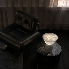 Conical Alabaster Table Lamp