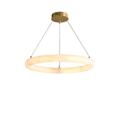 Halo Alabaster Pendant Light