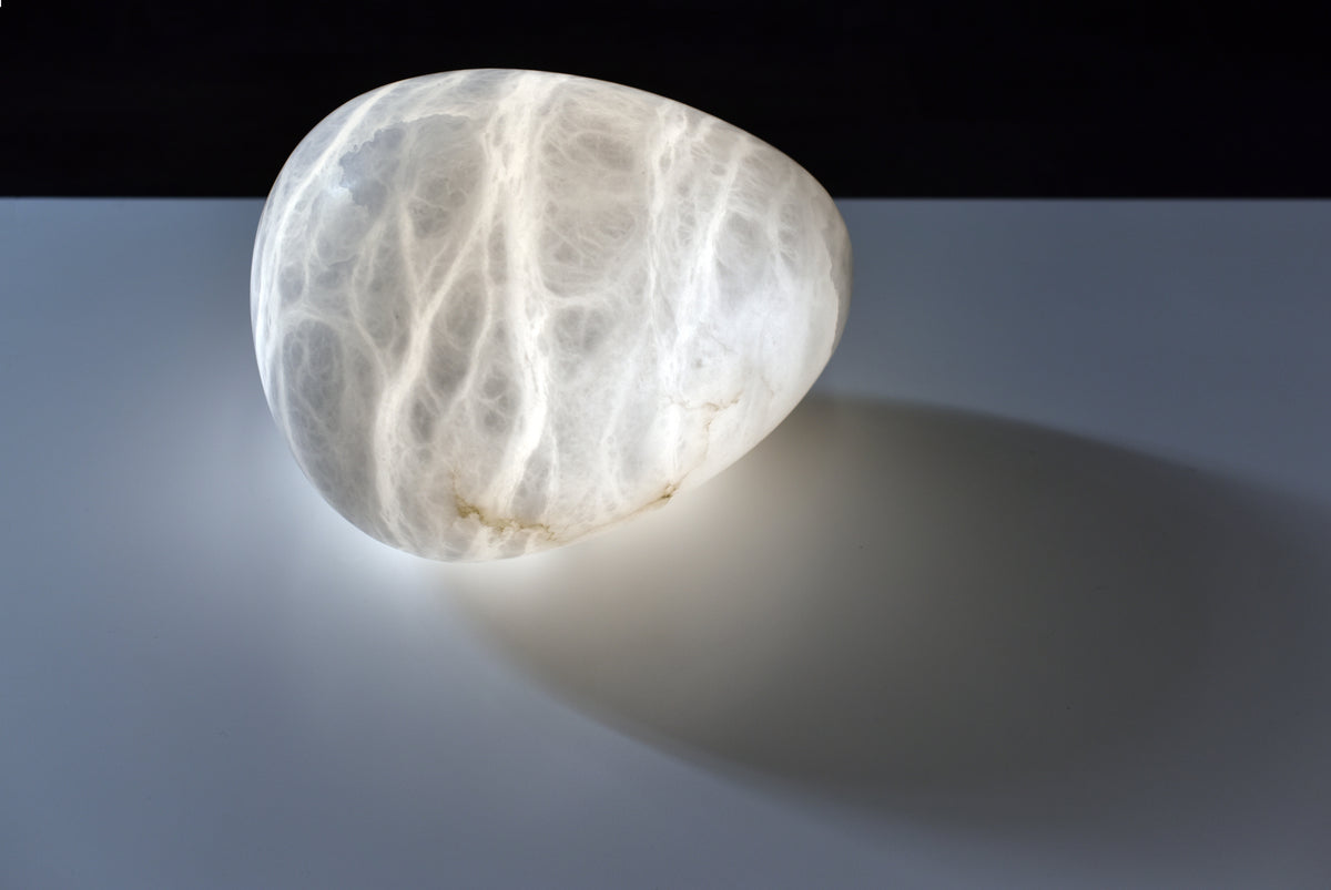 مصباح طاولة مرمر Egg-Shaped