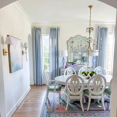 vintage gold leaf Gramercy chandelier