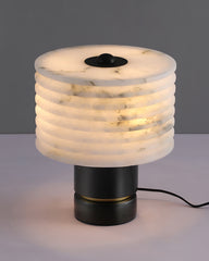 Luxury Black Alabaster Table Lamp