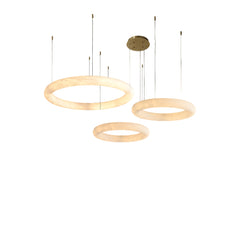 Halo Alabaster Pendant Light