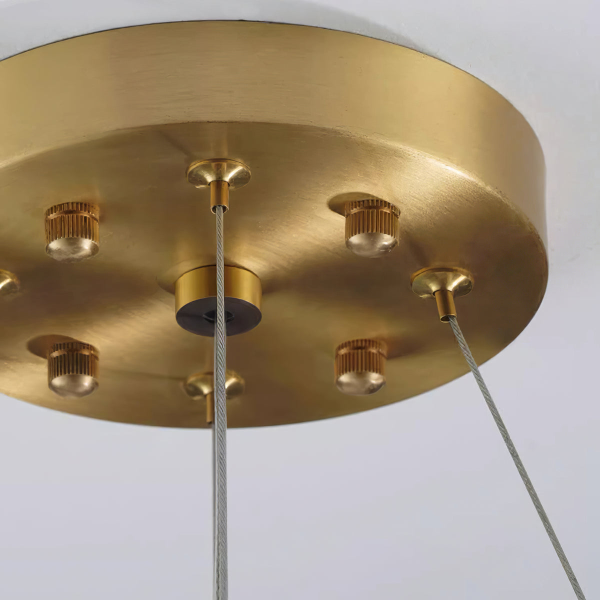 Triple Ring Alabaster Pendant Light - view 23 | Liootrlamp
