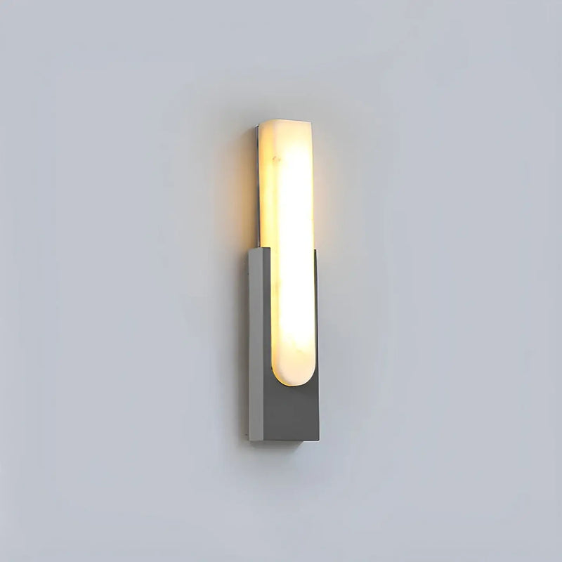 Rectangular Agatha Alabaster Wall Lamp - view 20 | Liootrlamp