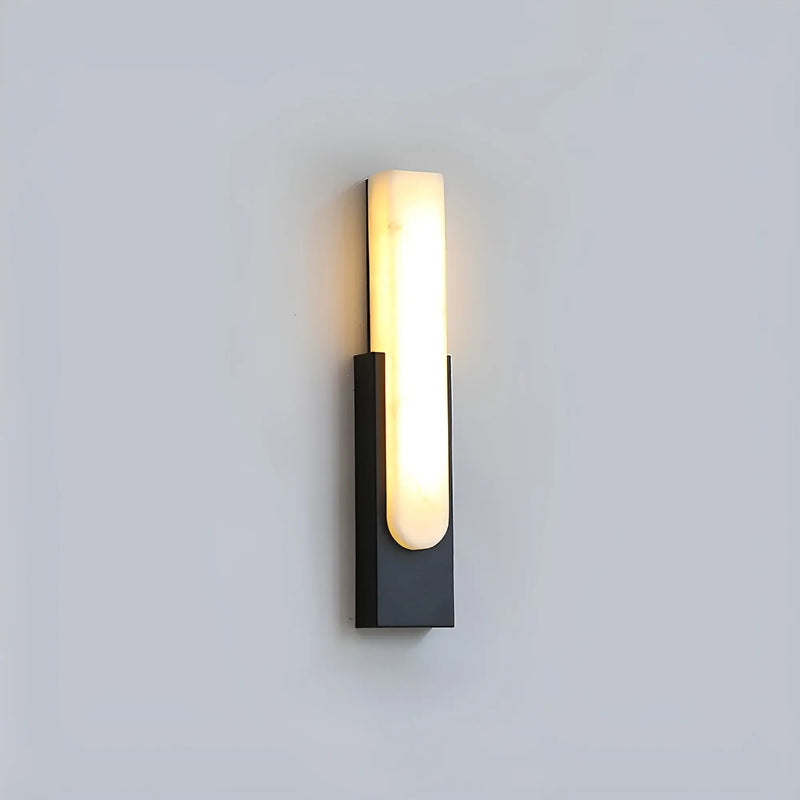 Rectangular Agatha Alabaster Wall Lamp - view 15 | Liootrlamp