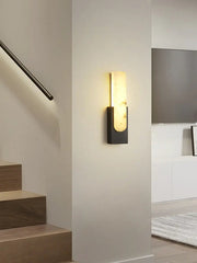 Rectangular Agatha Alabaster Wall Lamp