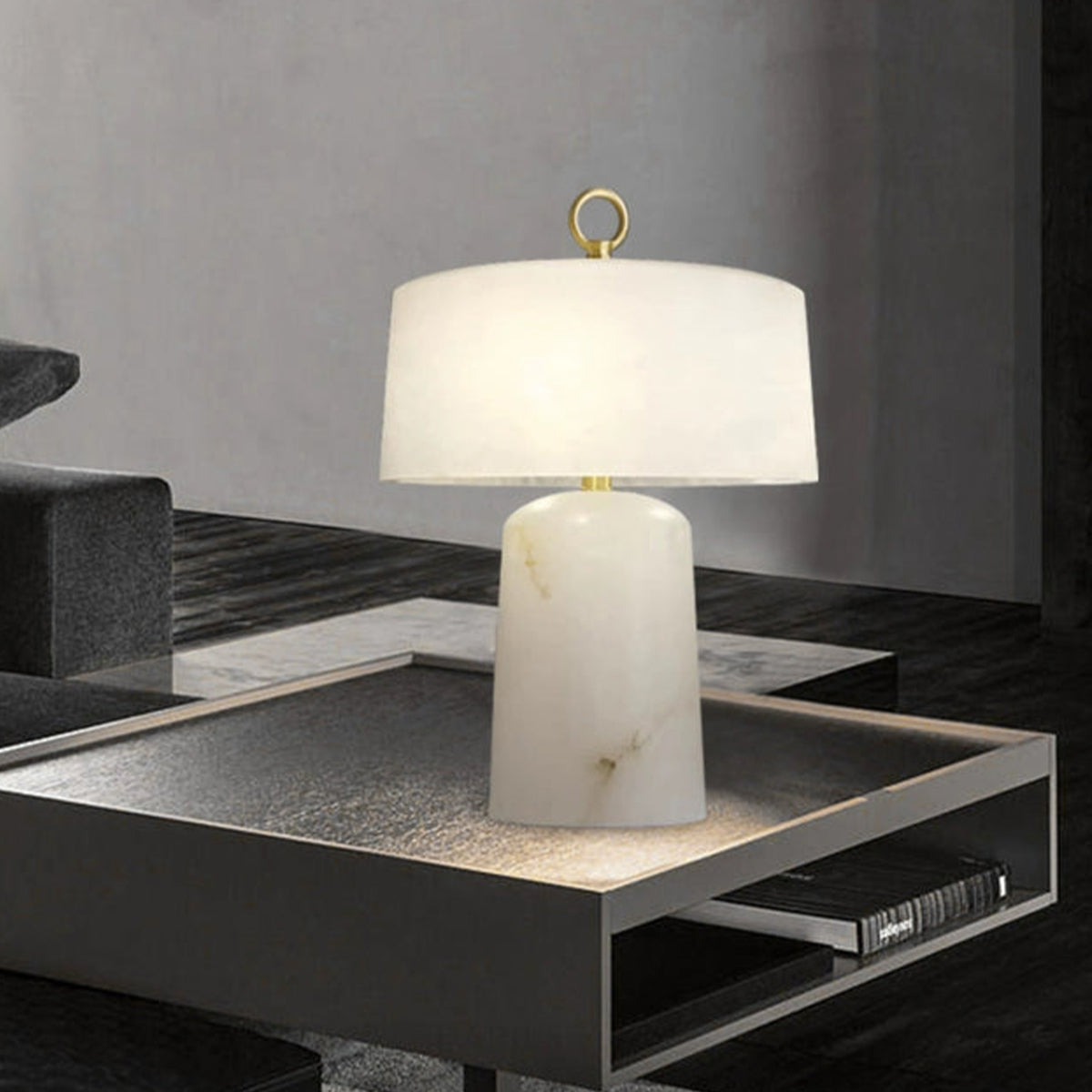 Alabaster Aogashima Table Lamp - view 14 | Liootrlamp