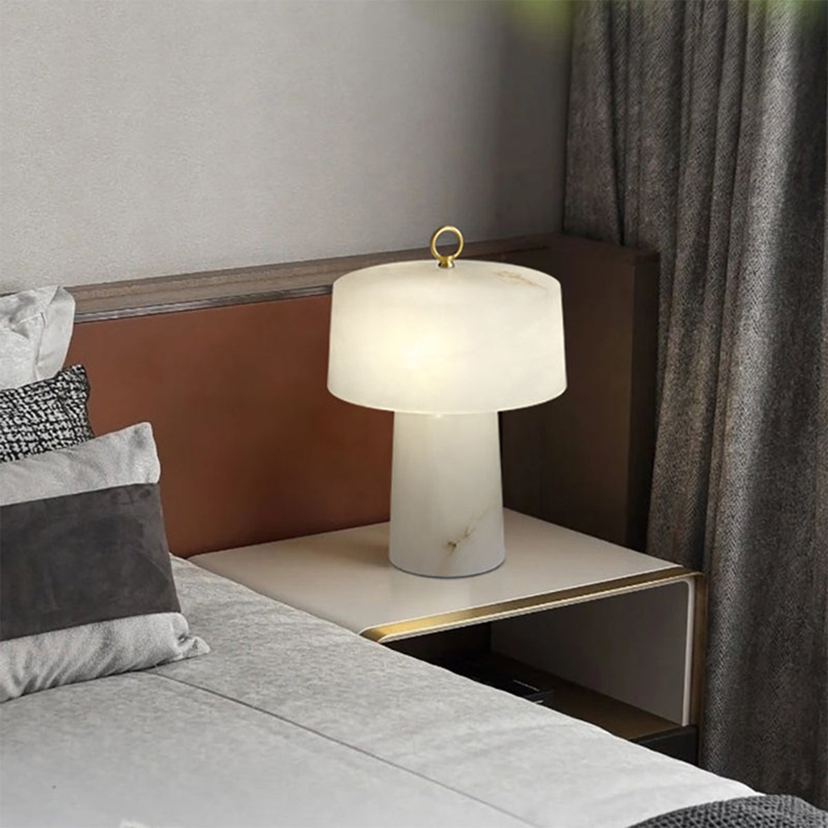 Alabaster Aogashima Table Lamp - view 16 | Liootrlamp