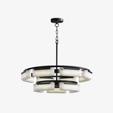 Alabaster Fusion Black Chandelier