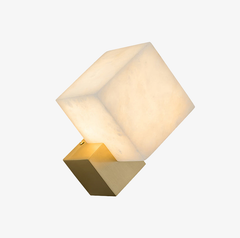 Alabaster Gatsby Cube Wall Sconce