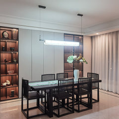 Alabaster Art Linear Chandelier