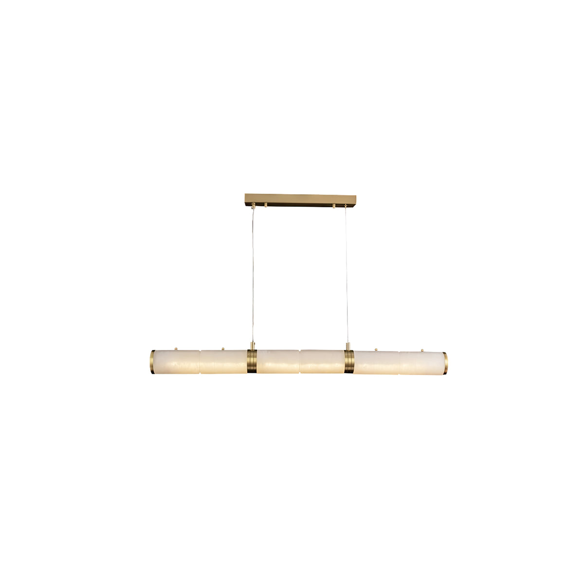 Alabaster Column Linear Chandelier - view 18 | Liootrlamp