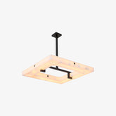 Alabaster Square Modern Chandelier