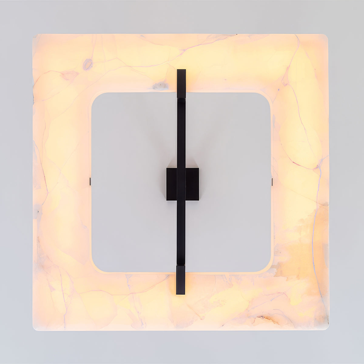Alabaster Square Modern Chandelier