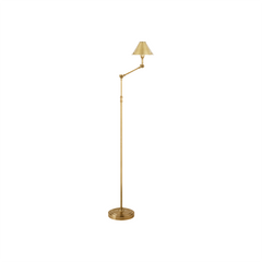 Adjustable Brass Uplight Floor Lamp