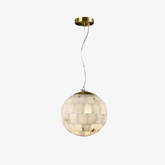 Ball Modern Alabaster Pendant Light