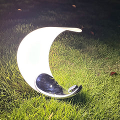 Curly LED Moon Table Lamp
