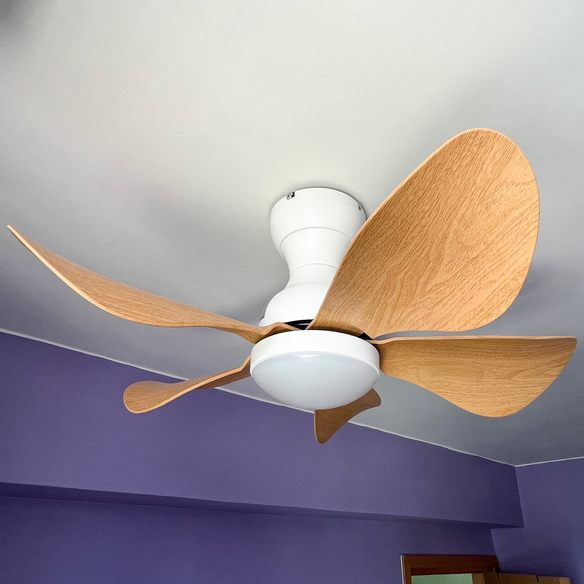 Embedded Five-Blade Fan Light - view 3 | Liootrlamp