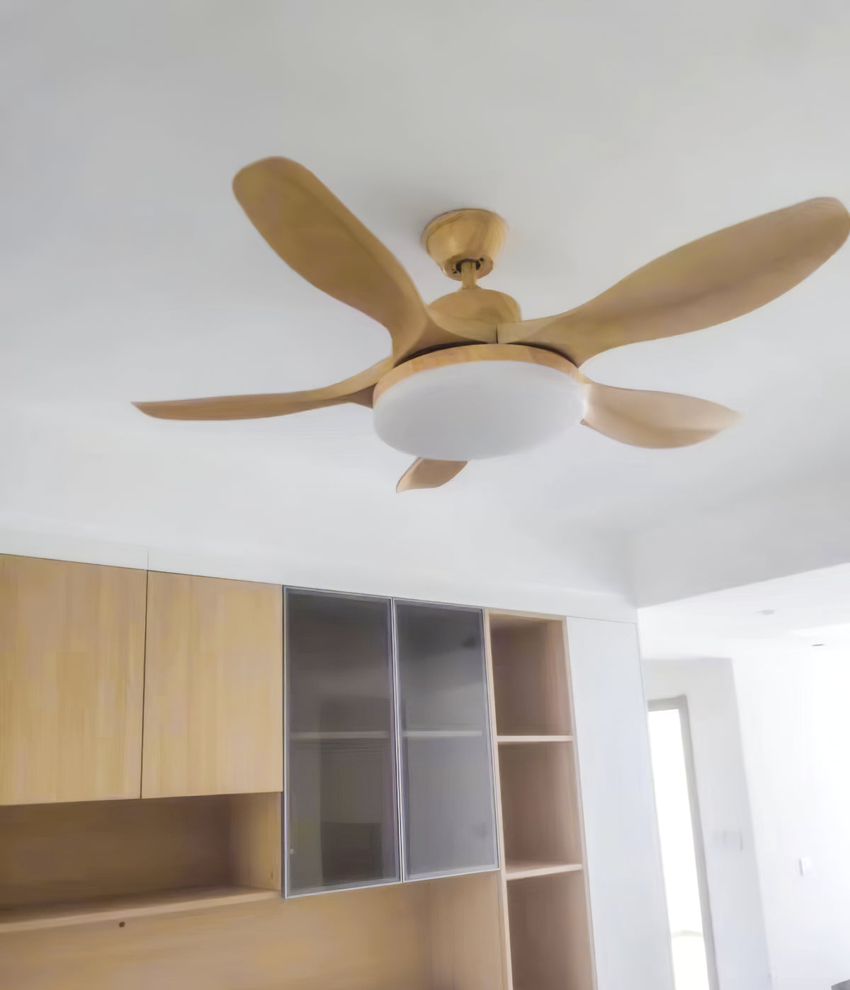 Five-Leaf Ceiling Fan Light - view 7 | Liootrlamp