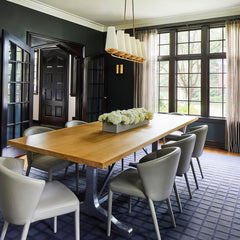 Brass Linear Chandelier