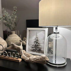 Glass Dome Table Lamp