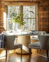 Graphic Brass Floor Lamp