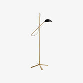 Graphic Brass Floor Lamp