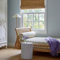 Bamboo-Inspired Contemporary Floor Lamp