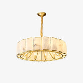 Harlow Calcite Round Alabaster Chandelier