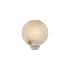 Round Alabaster Wall Light