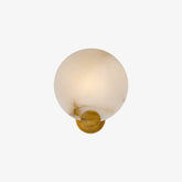 Round Alabaster Wall Light