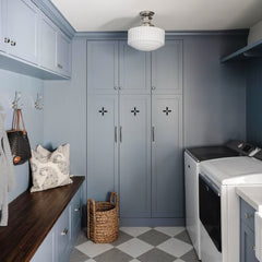 Opal Glass Round Flush Mount Ceiling Light