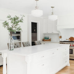 Opal Glass Round Flush Mount Ceiling Light