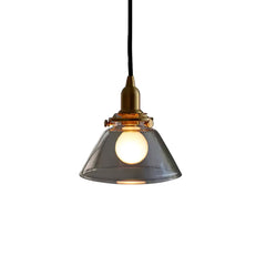 Minimalist Cone Shaped Glass Pendant Lamp