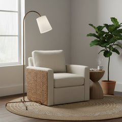 Modern Curved Arm Floor Lamp