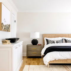 Modern Accordion Round Table Lamp