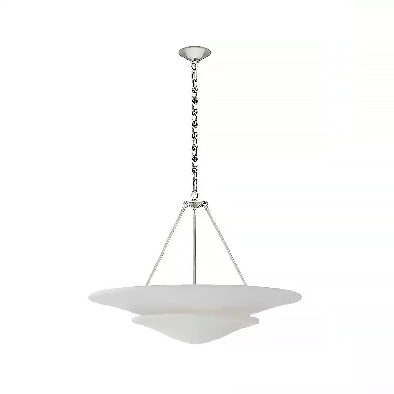 Grande Large Multi-Layered Plaster Chandelier