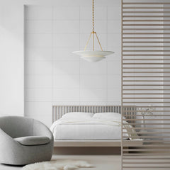 Grande Large Multi-Layered Plaster Chandelier