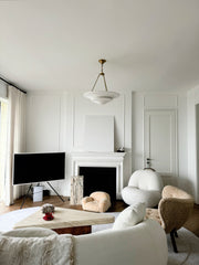 Grande Large Multi-Layered Plaster Chandelier